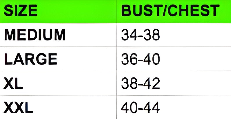 Size chart for “Dame Un Grr” – Bold & Sassy Graphic Tee