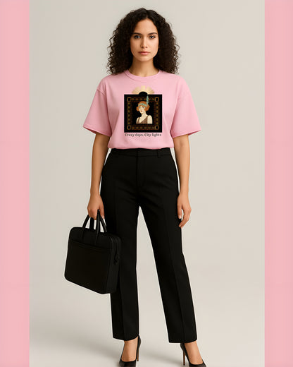 “Gatsby Inspired” – Vintage Glam Tee for Modern Icons