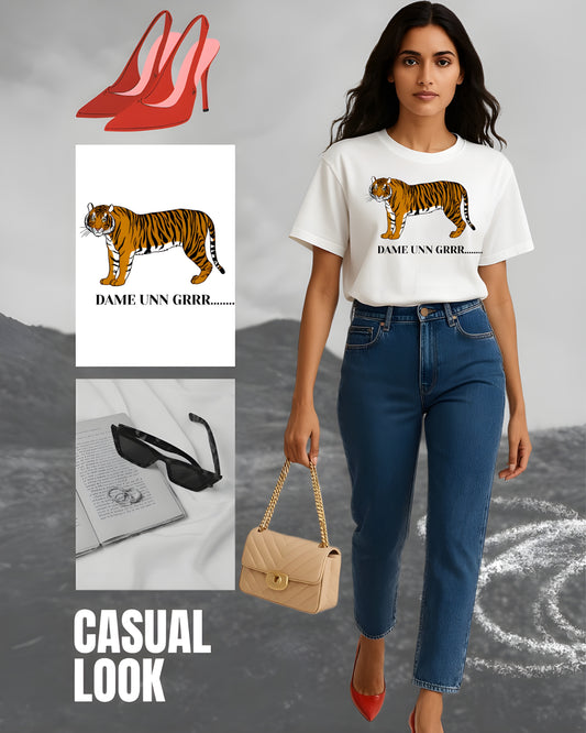 “Dame Un Grr” – Bold & Sassy Graphic Tee