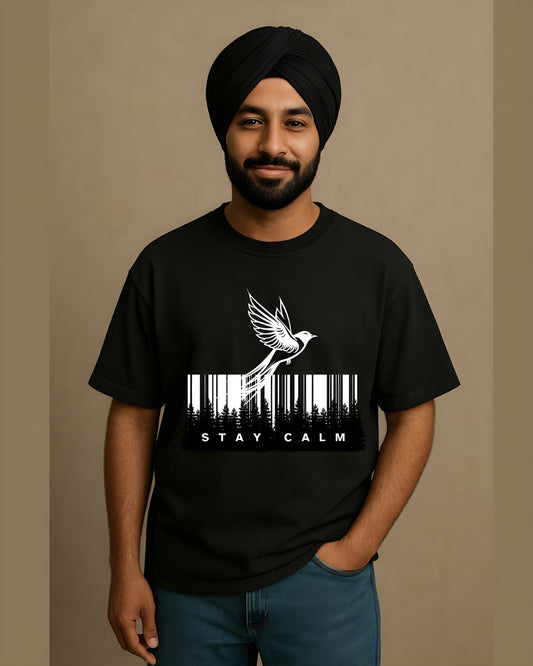 “Stay Calm” – Minimal & Mindful Everyday Tee
