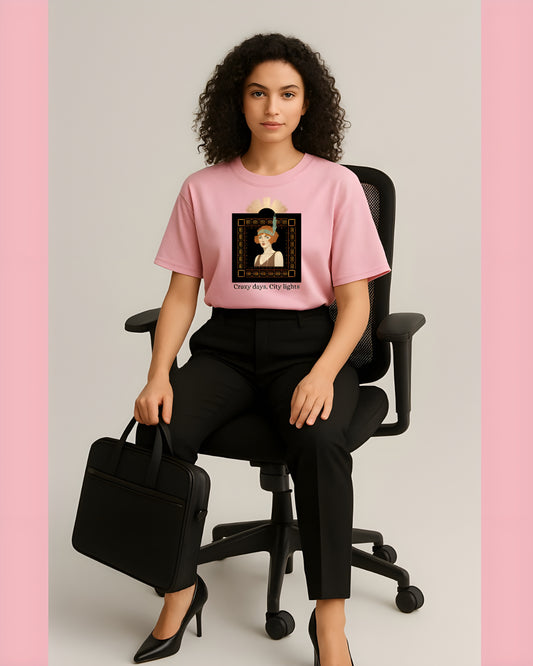 “Gatsby Inspired” – Vintage Glam Tee for Modern Icons